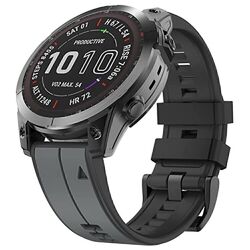 QuickFit Silikon Armband für Garmin Fenix 8 47/51mm 6 6X Pro 6 7X 5 5X Plus 3 HR