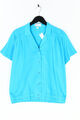 LADY H. Peter Hahn Shirt Blouse Stretch D 42 blue