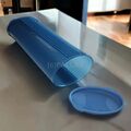 TUPPERWARE J46 JUNGE WELLE PASTA-CENTER DUNKELBLAU SPAGHETTI-BEHÄLTER