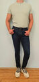 Calvin Klein Slim Fit Blue Stretch Denim Slub Indigo Jeans Hose Gr. 34/34 - W34