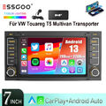 2+32G DAB+ Für VW T5 Multivan Touareg Transporter Autoradio Carplay Android 13