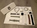 Apple Watch series 9 GPS + Cellular 41mm Edelstahl Silber Milanaise Armband