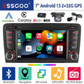 DAB+ Android 13 32G Autoradio Carplay GPS Navi RDS KAM Für Audi A3 S3 RS3 8PA 8P