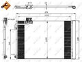 NRF 350214 Condenser, air conditioning for MERCEDES-BENZ