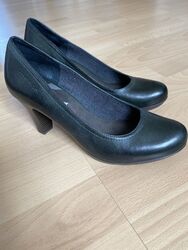 ***Tamaris Neu Pumps Dunkelgrün  - Fast  wie schwarz Bottle Gr.38***