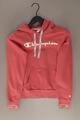 ⭐ Champion Hoodie Regular Pullover für Damen Gr. 36, S rosa aus Baumwolle ⭐