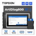 🔥TOPDON AD800 BT 2 Profi KFZ Diagnosegerät Auto OBD2 Scanner ALLE SYSTEM CAN FD