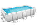 Bestway Power Steel™ Frame Pool Komplett-Set, eckig, Filterpumpe - B-Ware