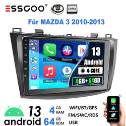 Für Mazda 3 BL 2010-2013 9" Android 13 4+64G Autoradio Carplay GPS Navi RDS WIFI