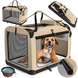 LovPet Transportbox faltbar für Hunde und Katzen. Größe XL.