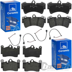 ATE CERAMIC BREMSBELÄGE VORNE + HINTEN für AUDI Q7 PORSCHE CAYENNE VW TOUAREG