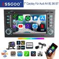 Für Audi A4 S4 RS4 8E 8H B6 B7 Autoradio GPS Carplay Android 13 2+32G RDS Kamera