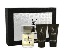 Yves Saint Laurent L´Homme 100ml EDT & 2x50ml After Shave Balm 