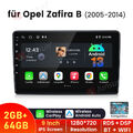 64GB Android13 Autoradio GPS Navi CarPlay DAB+ Für Opel Zafira B Astra H 2005-14