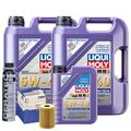 Motoröl 5W40 LIQUI MOLY High Tech 11L+MAHLE Ölfilter +Cera Tec