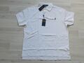  Polo Ralph Lauren Herren Polo Shirt Kurzarm Weiß Slim-Fit Gr.XL Neu