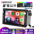 2+64G Android 13 Carplay Autoradio GPS Nav FM Cam Für VW Golf MK4 Polo 9N T5 T4