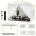 3x3m Pavillon Wasserdicht Faltpavillon Pop Up Partyzelt Gartenzelt UV Schutz