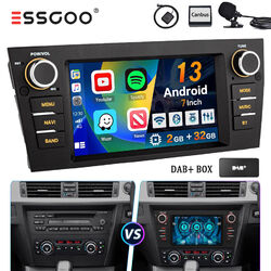 Für BMW 3er E90 E91 E92 E93 Android13 7" DAB+ Autoradio 32G Carplay GPS Navi RDS