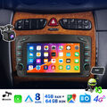 DAB+ Android 13 Autoradio Für Mercedes Benz CLK W209 W203 W463 W208 GPS Navi 64G