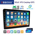 Android 13 IPS Apple Carplay Autoradio 2 DIN 9" GPS NAVI USB WIFI RDS BT 4+64G