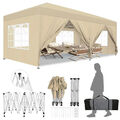 Pavillon Faltpavillon 3x3m 3x6m Partyzelt Pavillion Pop-Up Wasserdicht UV-Schutz