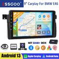 2+64G Android 13 DAB+ Carplay Autoradio GPS KAM Für BMW 3er E46 M3 Rover 75 MGZT