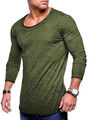 Behype Herren T-Shirt Oversize Longsleeve Pullover Sweatshirt Langarm-Shirt NEU