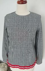 ☀ MARIE LUND glencheck Bluse Oberteil Shirt Gr S 36 ganz NEU aktuelle Kollektion