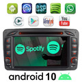 32G Android10 Radio Navi DVD DSP für Mercedes C/CLK Klasse W203 C209 Vito Viano