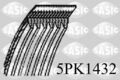 SASIC KEILRIPPENRIEMEN 5PK1432 passend für AUDI A4 A6 FIAT DUCATO SKODA SUPERB 