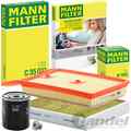 MANN FILTER INSPEKTIONSPAKET passend für 1.4 TDI VW POLO 6R SKODA FABIA 3 A1 8X