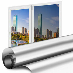 Einweg-Spiegel-Fensterfolie Wärme UV-reflektierende Privatsphäre Tint-Folie