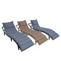 Poly Rattan Sonnenliege Gartenliege XXL Strandliege Freizeitliege Relaxliege