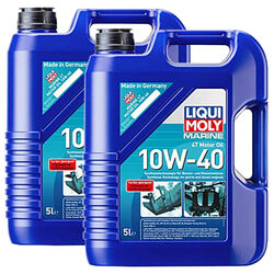 Motoröl Motor Öl LIQUI MOLY Marine 4T 10W-40 2 X 5 Liter Oil Boot Schiff Bootsöl