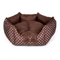 Hundebett Stern Braun Gr S Katzenbett Haus Tierbett Korb Kissen Sofa Box Hütte