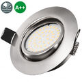 6x LED Einbau Strahler 5W Einbauleuchten Decken Leuchte Set Einbau Spot 230V A