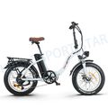 Elektrofahrrad 20AH E Mountainbike 20 Zoll Ebike 48V Moped Fatbike 7 Gang E-bike