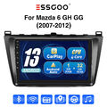 Für Mazda 6 GH GG 07-2012 9" Carplay Android 13 Auto Autoradio GPS SAT NAV 1+32G