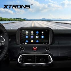 9 Zoll Octa Kern Android 14 Autoradio 4+64GB GPS Navi DSP DAB+ USB FUR FIAT 500x