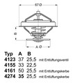 BorgWarner (Wahler) Thermostat Kühlmittel 4274.92D für SKODA VW AUDI PASSAT B5 1