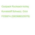 Coolpack Rucksack-trolley Kunststoff Schwarz, Grün F035674 (5903686325076)