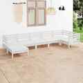 Garten Lounge Set Gartenmöbel Sofa Sitzgruppe 7-tlg. Massivholz Kiefer vidaXL