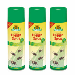 NEUDORFF Permanent FliegenSpray Insekten 3x 500 ml Fliegen Spray Wespen Mücken 