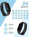 Bluetooth Smartwatch Schrittzähler Herzfrequenz Armbanduhr Sport Fitness Tracker