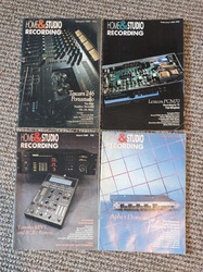Home & Studio Recording Magazine. Vintage Bundle x 4. 1986. Good condition.