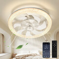LED Deckenventilator Ventilator Lüfter Deckenlampe Beleuchtung mit Fernbedienung