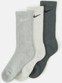 Nike Herren Unisex Nike Everyday Plus gepolsterte Crew Socken 3 Paar Größe 5-8-8-11