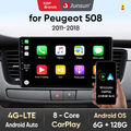 128GB Android 13 Autoradio Für Peugeot 508 2011-2018 9" Carplay GPS NAVI DAB SWC