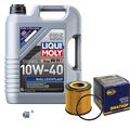 SCT Germany Ölfilter 5 L Liqui Moly MoS2 Leichtlauföl 10W-40 für VW Skoda Polo